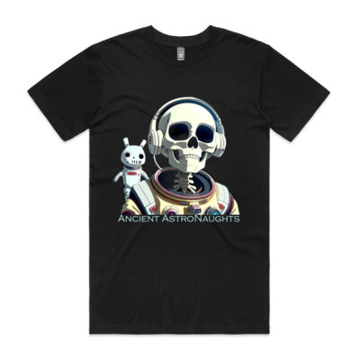 Ancient AstroNaughts Black T-shirt Thumbnail