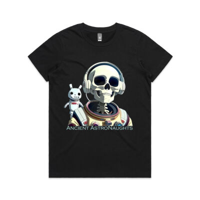 Ancient AstroNaughts Black T-shirt Thumbnail