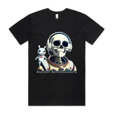 Ancient AstroNaughts Black T-shirt Thumbnail